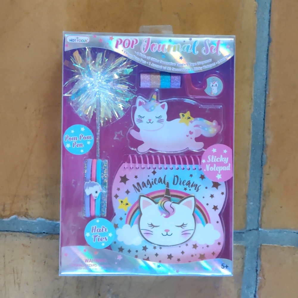 Kids pop journal set